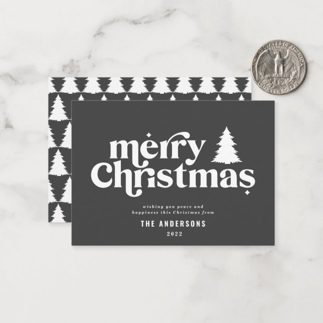 Budget Frohe Weihnachten Weihnachten Weihnachten W Mitteilungskarte (Vorderseite/Rückseite Beispiel)