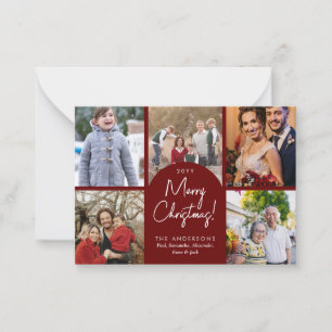 Budget Frohe Weihnachtsfeier 5 Familienurlaub Foto Mitteilungskarte