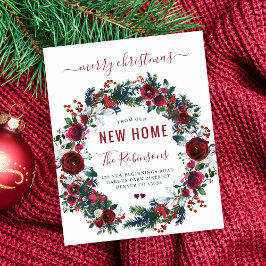 Budget Frohe Weihnachtsfeiertage bewegende Ankündi