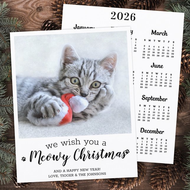 Budget Frohe Weihnachtskatze Foto 2025 Kalender (Von Creator hochgeladen)