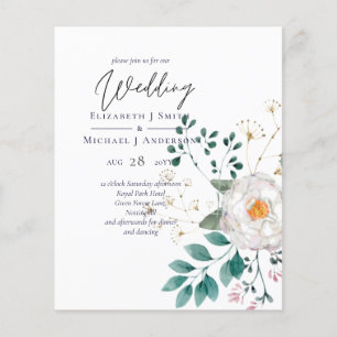 BUDGET Frühjahrswochen Wildblumen Barn Garden Hoch Flyer