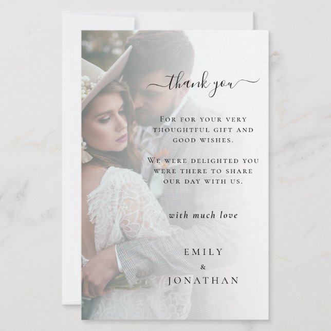 Budget Fügen Sie Ihr eigenes Foto Hochzeit Vielen  (Vorderseite)