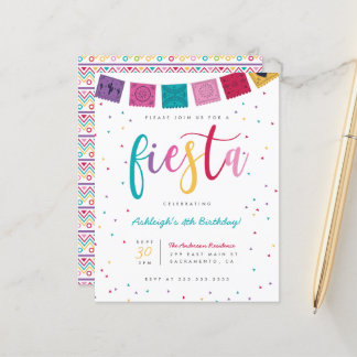 Budget Fun Mexican Script Fiesta Kindergeburtstag