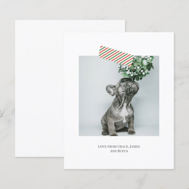 Budget Fun Striped Tape Weihnachtsfest Foto (Vorne/Hinten)