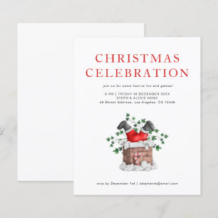 Budget Funny Weihnachten Party Einladung