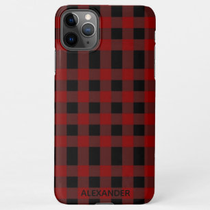 BUDGET für benutzerdefinierte Buffalo-Karierte Add iPhone 11Pro Max Hülle