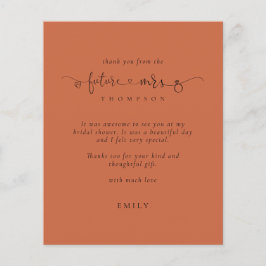 Budget Future Frau Foto Brautparty Terracotta