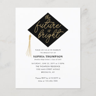 Budget Future ist Bright Grad Cap Graduation Party