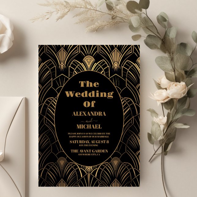 Budget Geometric Art Deco Wedding (Von Creator hochgeladen)