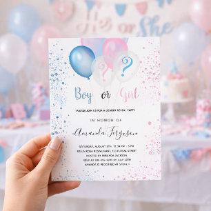 Budget-Geschlecht-Reveal-Baby-Shower-Junge-Mädchen