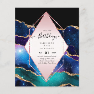 BUDGET Glitter Glam Folie Hübsches Mädchen Jeder A Flyer