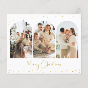 Budget Glitzer Arch Weihnachtskarte Foto Grußkarte Flyer