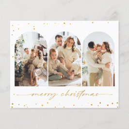 Budget Glitzer Arch Weihnachtskarte Foto Grußkarte Flyer