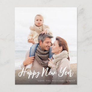Budget Glück Neujahr Minimalistisch Chic Foto 4 Ve Flyer