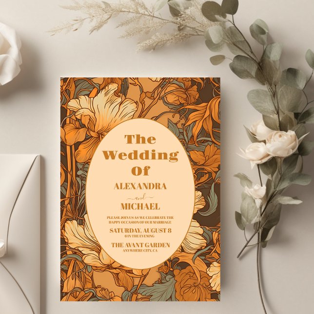 Budget Gold Floral Art Nouveau Wedding (Von Creator hochgeladen)