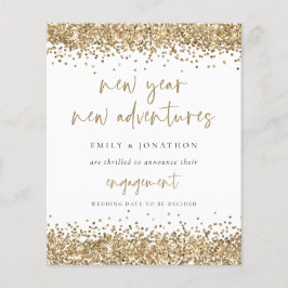 Budget Gold Glitzer Neue Abenteuer Verlobung