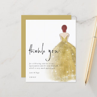 Budget Gold Gown Girl Auburn Quinceañera Dank