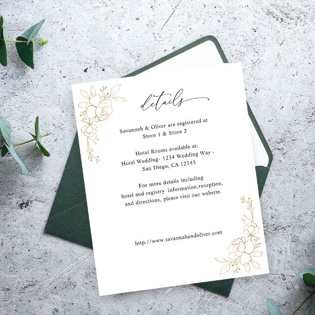 Budget Gold Linde Blumendetails Flyer (Von Creator hochgeladen)