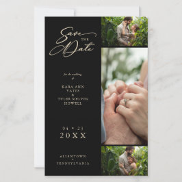 Budget Golden Effect Black Extravagant Collage 3 F