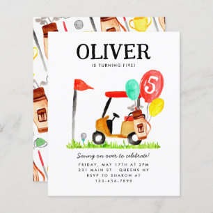 Budget Golf Cart Bag Ballon Kinder Golfer Geburtst