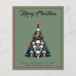 Budget Gothic Tree Frohe Weihnachtskarte