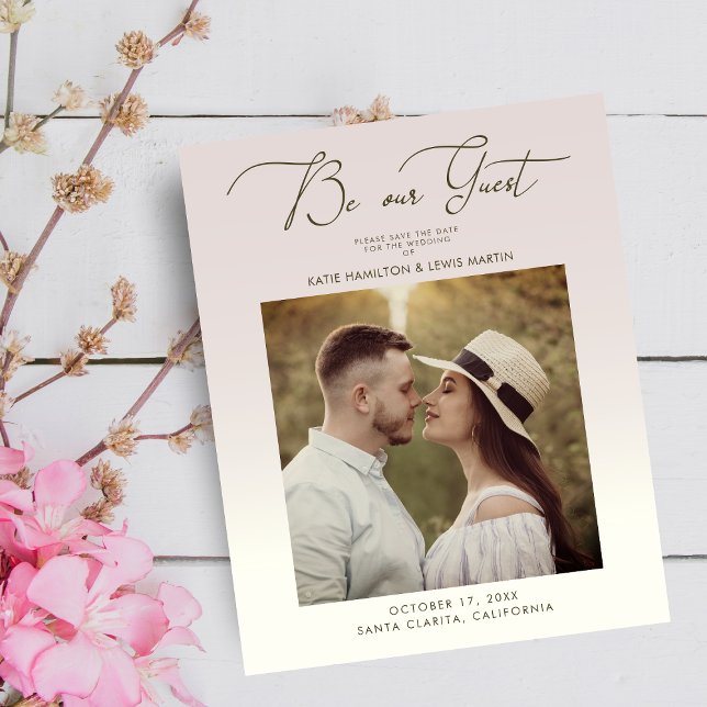 Budget Gradient Wedding Foto ist unser Gästebuch (Von Creator hochgeladen)