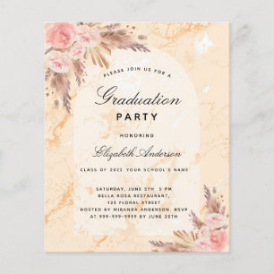 Budget Graduation Party pampas gras marle 2025