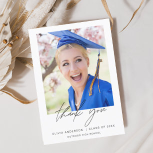 Budget Graduation Photo Minimaliste Merci Cartes