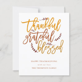 Budget Gratuit Gratuit Carte Thanksgiving