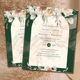 BUDGET Green BOHO Terracotta Florenz Hochzeit Flyer