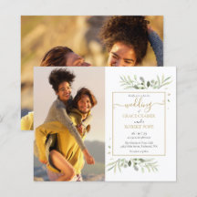 Budget Greenery Fotos Skripteinladung Hochzeit