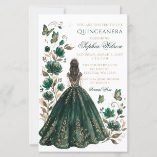 Budget Grün Floral Prinzessin Schmetterling Quince