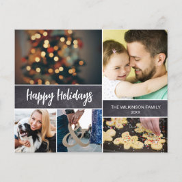 Budget Happy Holidays Familie Foto Collage 2023