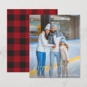 Budget Happy Holidays Modernes Script Foto 2 Verti