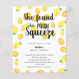 Budget Hauptpresse Lemon Brautparty Citrus