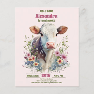 Budget Heilige Kuh Ich bin ein Kuh Mädchen 1. Gebu Flyer