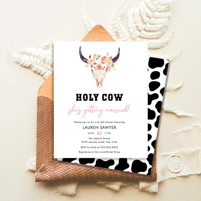 Budget Heilige Kuh Western Cowgirl Brautparty Flyer (Von Creator hochgeladen)