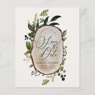 Budget Herbst-Rustikale Bauernhochzeit-Einladung Flyer