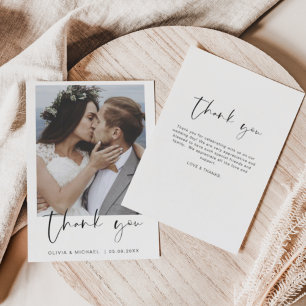 Budget Hochzeit Danke Foto