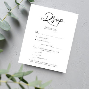 Budget Hochzeit einfache Mahlzeiten Optionen RSVP