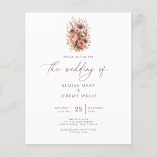 Budget-Hochzeitseinladung | Archer Flyer