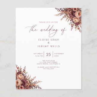 Budget-Hochzeitseinladung | Archer Flyer