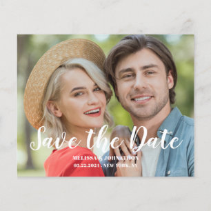 Budget-Hochzeitsfoto-Flat-Save-the-Date Flyer
