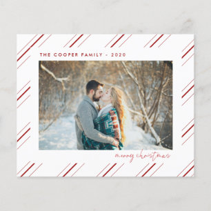 Budget Holiday Foto Card   Moderne Weihnachten Flyer