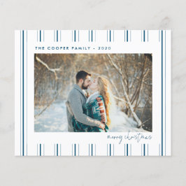 Budget Holiday Foto Card | Moderne Weihnachten Flyer