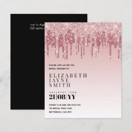 BUDGET Hübsch Girly Brautparty lädt Glitzer ein