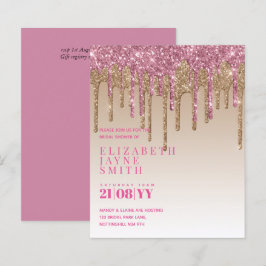 BUDGET Hübsch Girly Brautparty lädt Glitzer ein