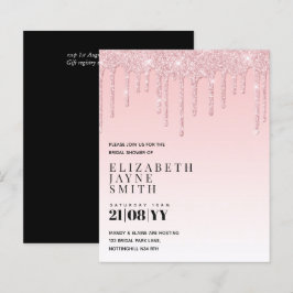 BUDGET Hübsch Girly Brautparty lädt Glitzer ein