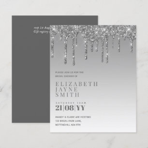 BUDGET Hübsch Girly Brautparty lädt Glitzer ein