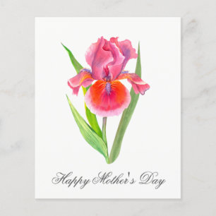 Budget Hübsch Watercolor Florals Mütter Tageskarte